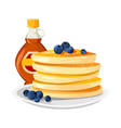 premium quality restaurant breakfasts vintage vector image
