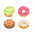 donuts set vector image