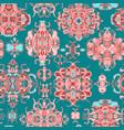 seamless pattern with colorful abstract shape vector image