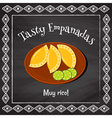 tasty empanadas vector image