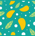 mango seamless pattern vector image