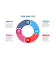 circle element for infographic vector image