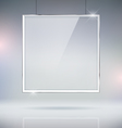 glass window picture frame vector image vector image