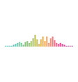 equaizer and sound effect logo icon vector image