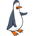 penguin bird character vector image