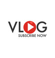 blog broadcasting multimedia source with old vector image vector image