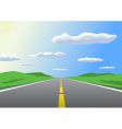 highway vector image vector image