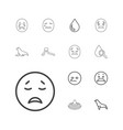 aqua icons vector image
