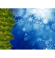christmas background with tree eps 10 vector image vector image