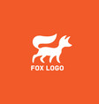 fox logo vector image vector image