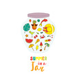 summer in a jar vector image