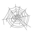 spider creepy web icon corner hanging network vector image vector image
