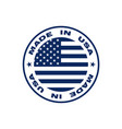 usa blue vector image vector image