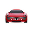 car on white background business sport vector image