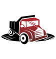 truck pickup logo template vector image