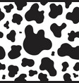spots cow skin seamless pattern vector image