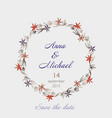wedding card vector image vector image