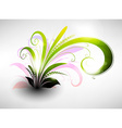abstract floral background vector image