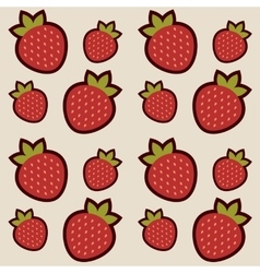 Strawberries of the triangles Royalty Free Vector Image