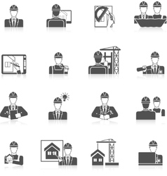 Engineer concept icon Royalty Free Vector Image