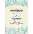 invitation with rich background renaissance vector image