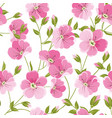 linum seamless pattern for fabric swatches vector image
