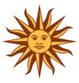 sun u vector image