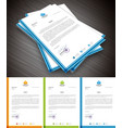 letterhead vector image vector image