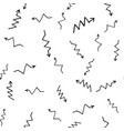 hand drawn arrows seamless pattern vector image