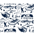 fishing vector image