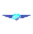 airplane symbol logo design template vector image