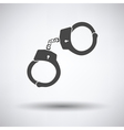 police handcuff icon vector image