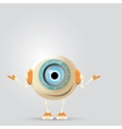 cartoon character cute robot vector image