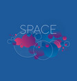 geometric abstract element for header poster post vector image