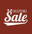 easter sale type font for business vector image vector image