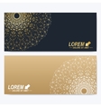 modern set of banners geometric abstract vector image