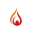 oil gas and energy logo concept vector image