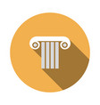 antique column icon vector image