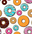cartoon donut vector image