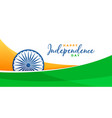 creative independence day indian flag banner vector image
