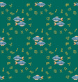 zodiac fish seamless pattern horoscope astrology vector image vector image