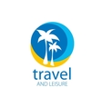 logo travel vector image
