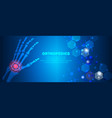 medical science hand bone injury vector image vector image