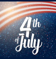 independence day poster 4th of july usa vector image