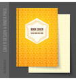 cover design for business brochure annual report vector image