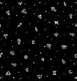 geometric pattern with alchemy symbols vector image vector image