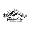 mountain badges logo design inspiration vector image vector image