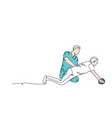spine back rehabilitation therapy physiotherapy vector image vector image