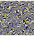 psychedelic wave seamless pattern vector image vector image