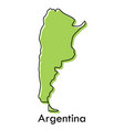 andorra map - simple hand drawn stylized concept vector image